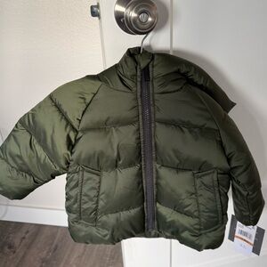 Michael Kors 12 month Olive Green Puffer Jacket NWT
